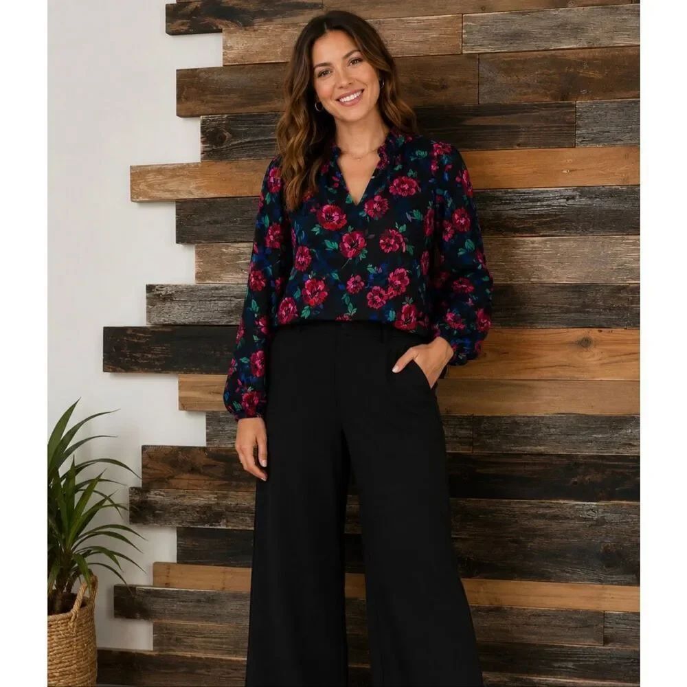 J. Crew NWT floral top blouse size Small